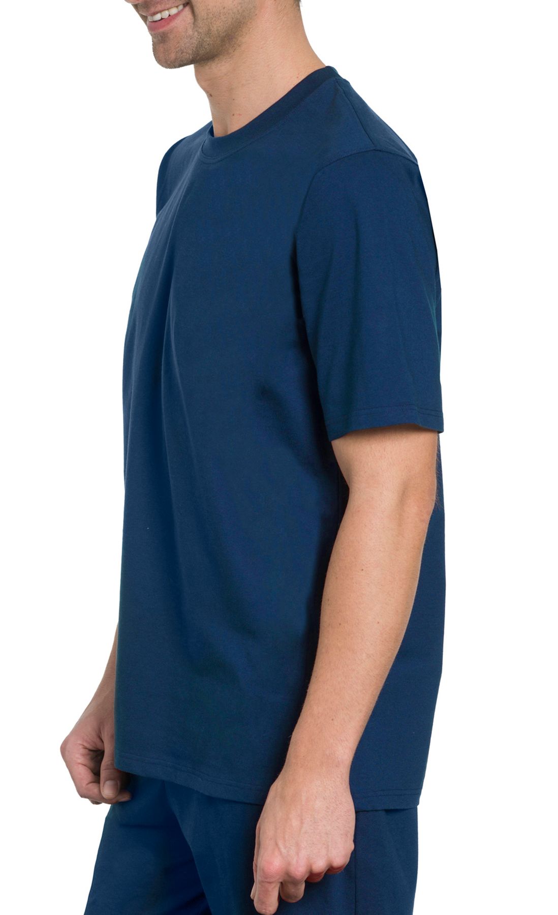 Herren T-Shirt Rundhals, 2er Pack, Bio Baumwolle, GOTS zertifiziert