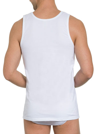 Herren Unterhemd, 2er Pack, Bio Baumwolle/ Elasthan, GOTS zertifiziert