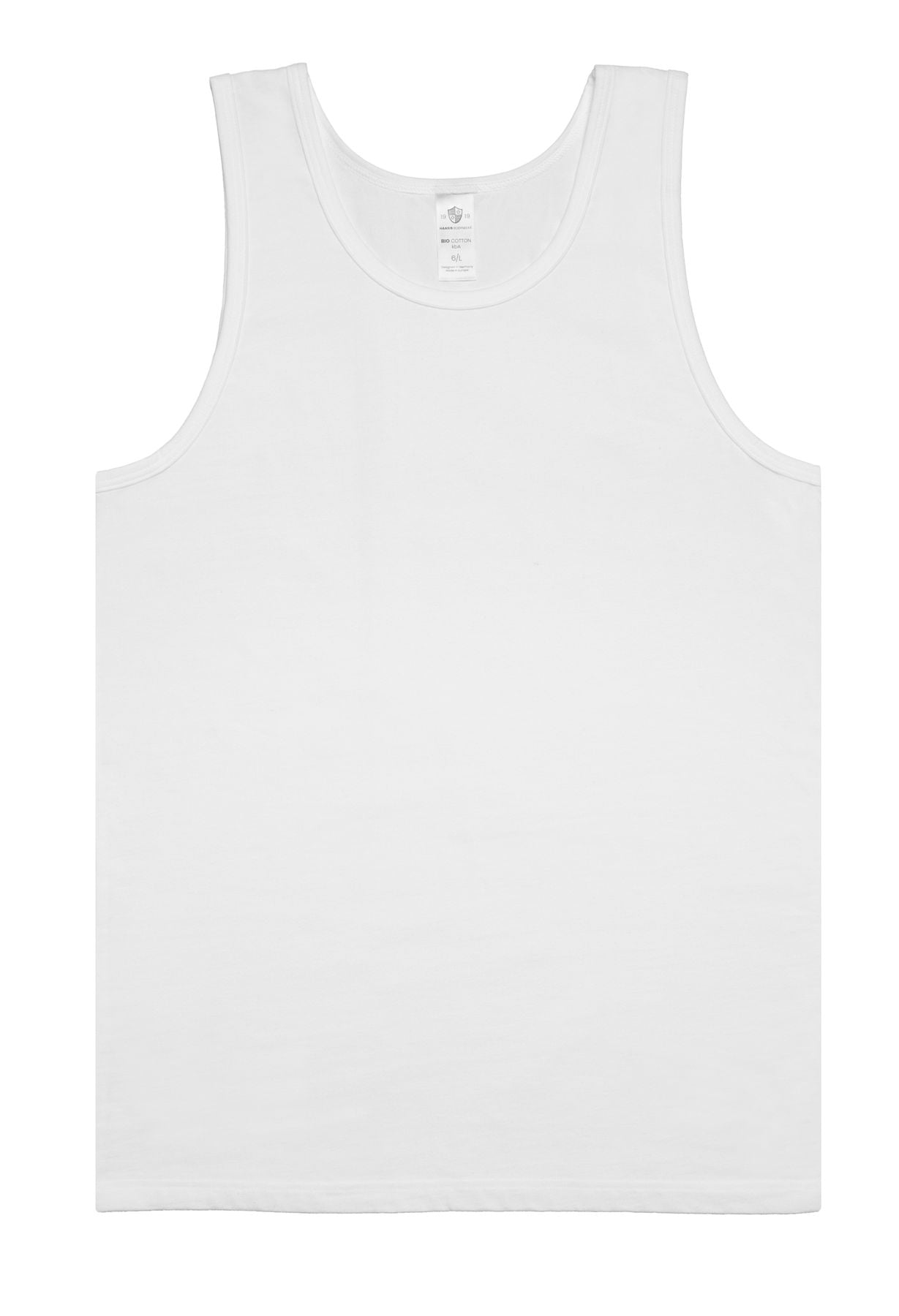 Herren Unterhemd, 2er Pack, Bio Baumwolle/ Elasthan, GOTS zertifiziert