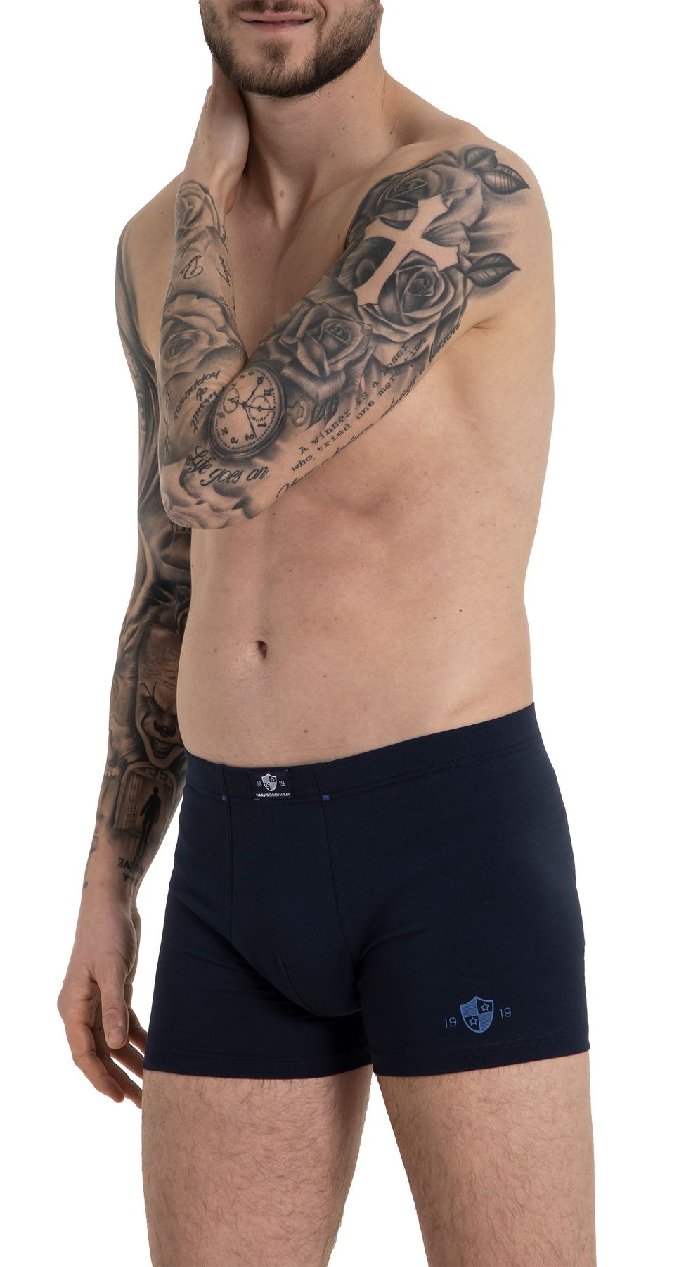Herren Pants, ohne Eingriff, 2er Pack, Bio Baumwolle/ Elasthan, GOTS zertifiziert