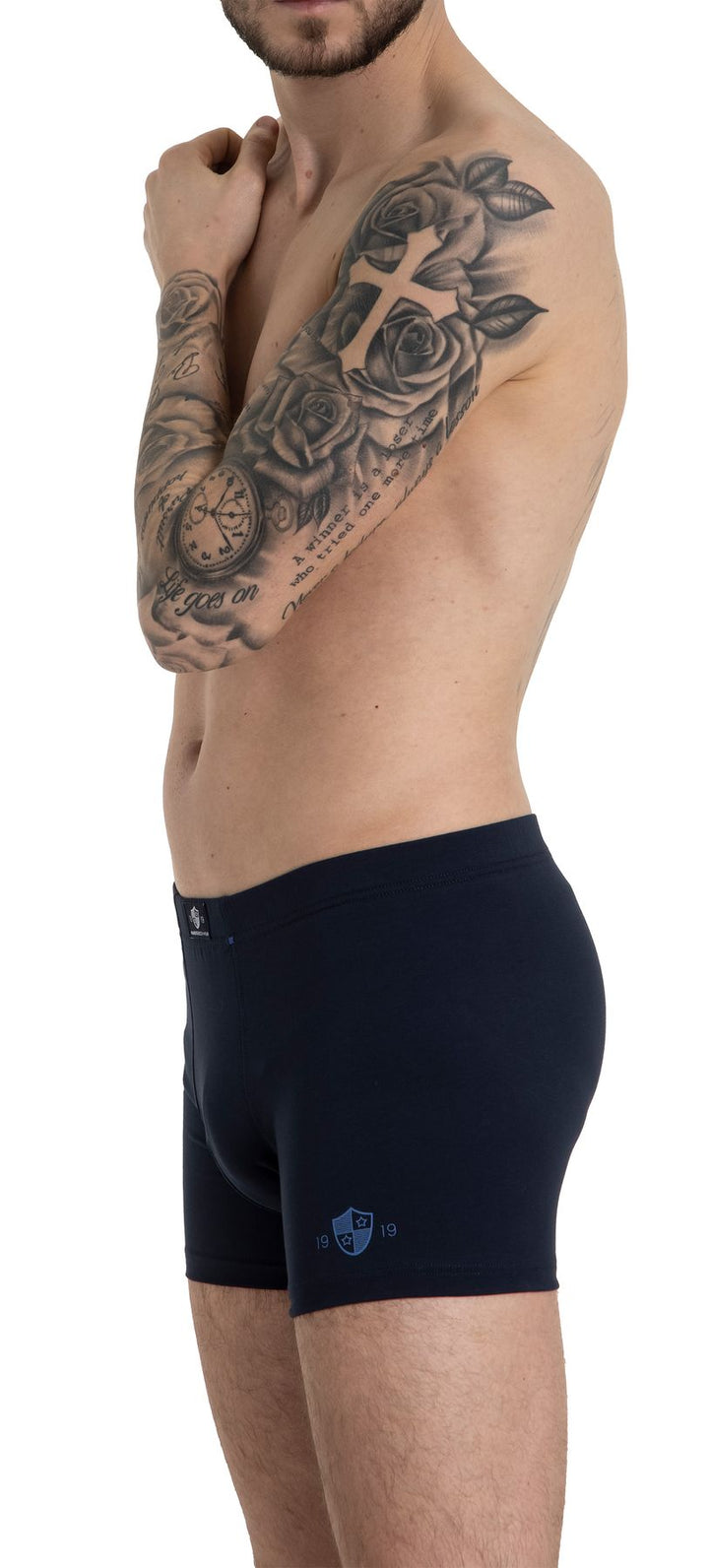 Herren Pants, ohne Eingriff, 2er Pack, Bio Baumwolle/ Elasthan, GOTS zertifiziert