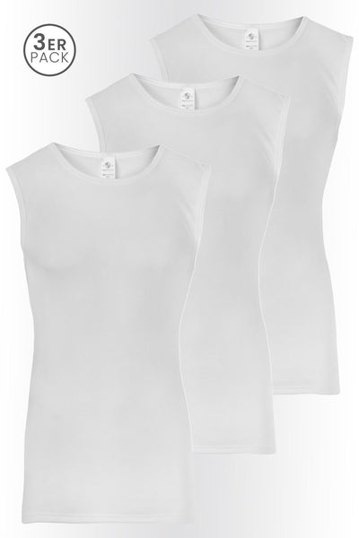 Herren Tank Top, 3er Pack, Bio Baumwolle, GOTS zertifiziert