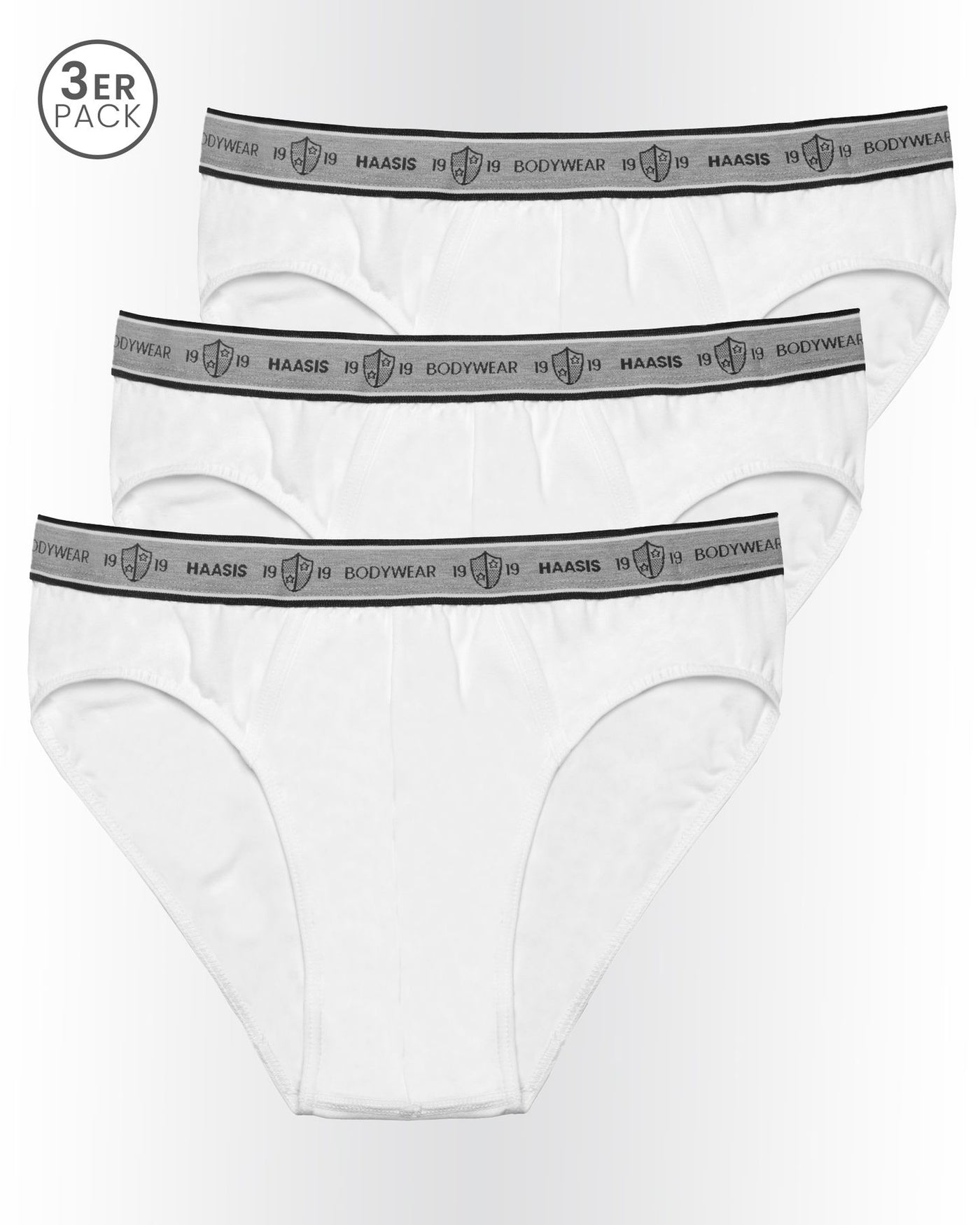 Herren Slip, ohne Eingriff, 3er Pack, Bio Baumwolle/ Elasthan, GOTS zertifiziert