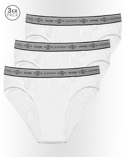 Herren Slip, ohne Eingriff, 3er Pack, Bio Baumwolle/ Elasthan, GOTS zertifiziert