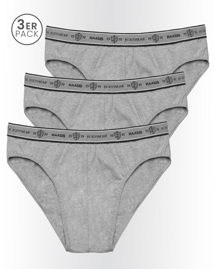 Herren Slip, ohne Eingriff, 3er Pack, Bio Baumwolle/ Elasthan, GOTS zertifiziert