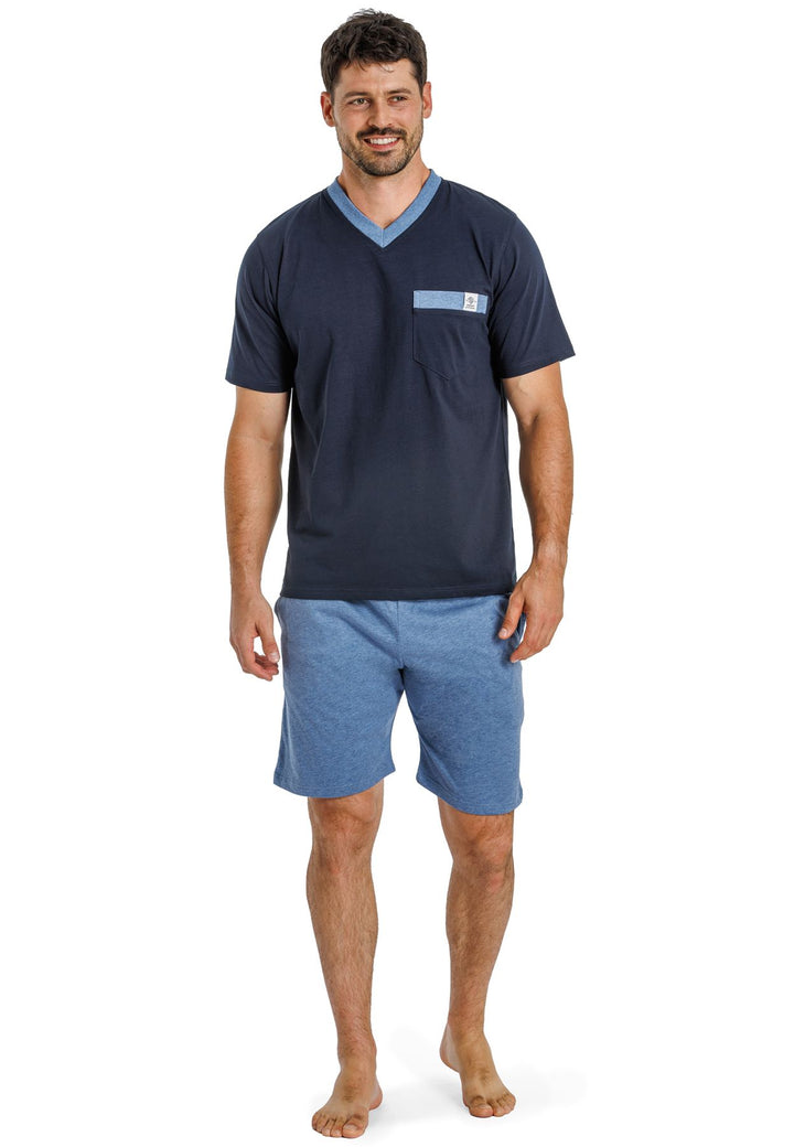 Herren Shorty V-Ausschnitt, Bio Baumwolle, GOTS zertifiziert