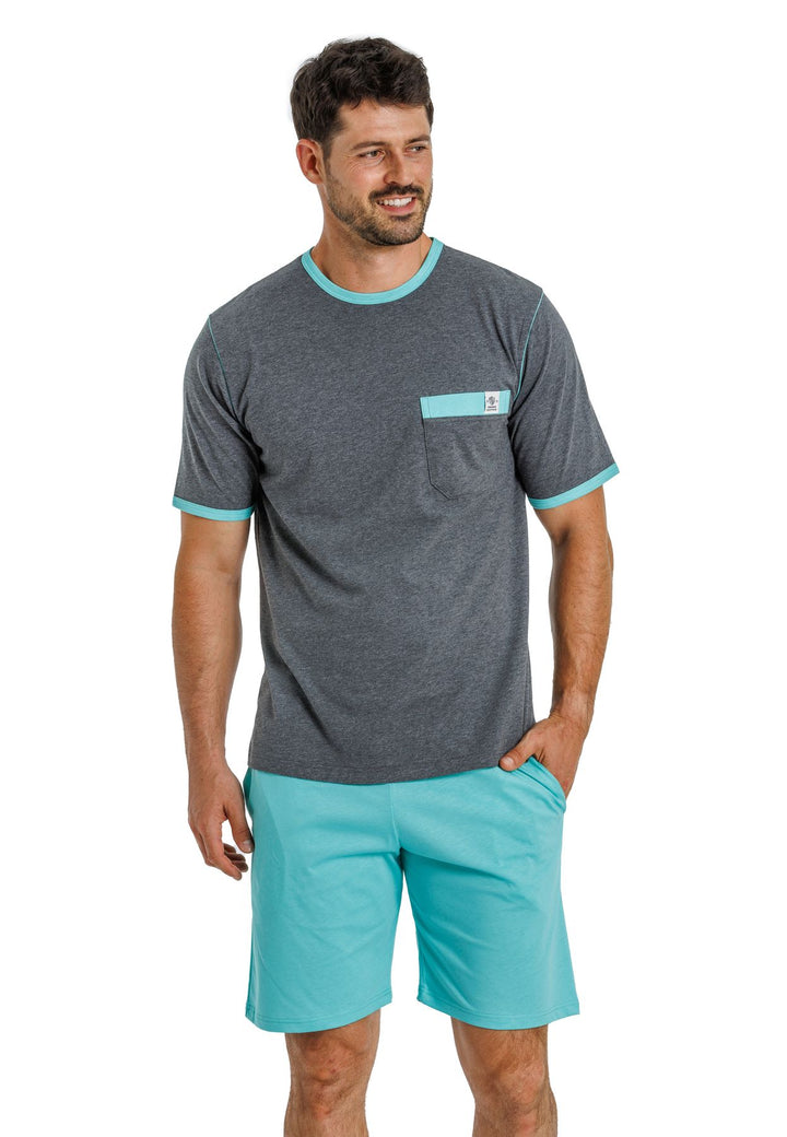 Herren Shorty Rundhals, Bio Baumwolle, GOTS zertifiziert