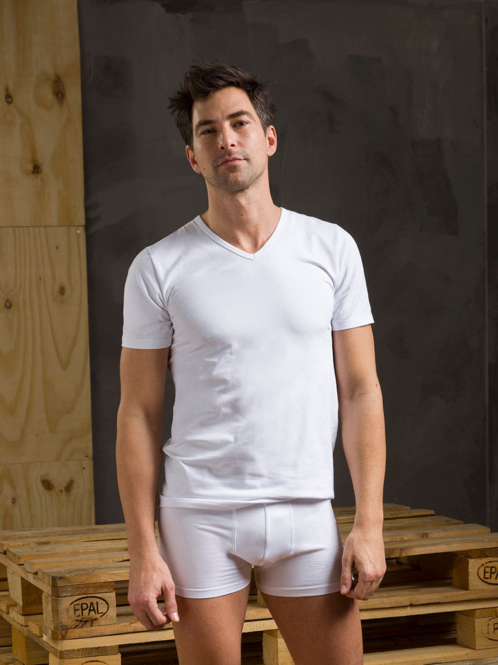 Herren Pants, ohne Eingriff, 3er Pack, Bio Baumwolle/ Elasthan, GOTS zertifiziert