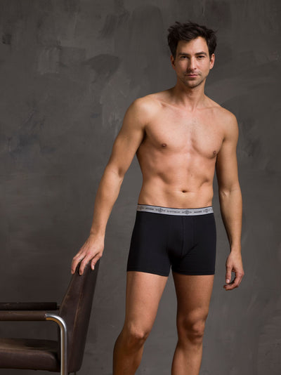 Herren Pants, ohne Eingriff, 3er Pack, Bio Baumwolle/ Elasthan, GOTS zertifiziert