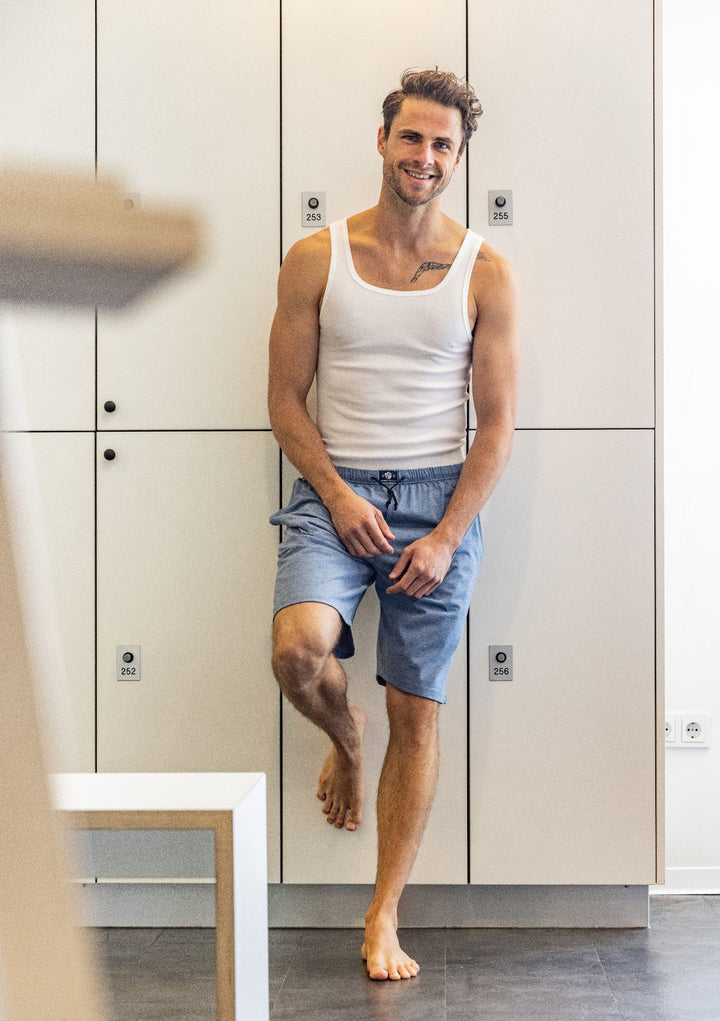 Herren Bermuda mit Seitentaschen, Bio Baumwolle, GOTS zertifiziert