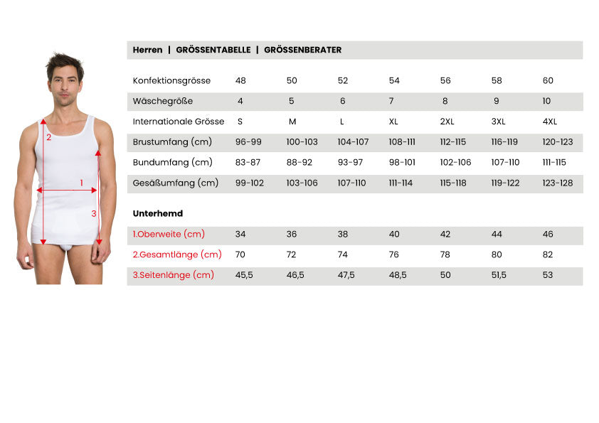 2er Bodywear zertifiziert Herren Pack, Bio – Haasis Baumwolle, Unterhemd, GOTS
